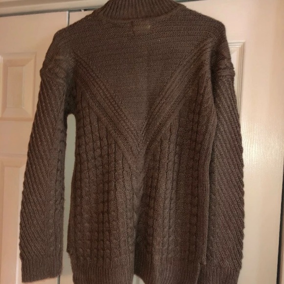 Hippie Rose Heather Mocha Women’s Sweater Size M - Picture 2 of 8